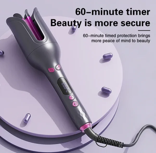 TINSOL 32MM Electric Rotary Curling Iron Automatic Hair Curler Negative Ion Air Rotating Curling Bar Professional Styling Tool