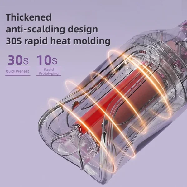 TINSOL 32MM Electric Rotary Curling Iron Automatic Hair Curler Negative Ion Air Rotating Curling Bar Professional Styling Tool